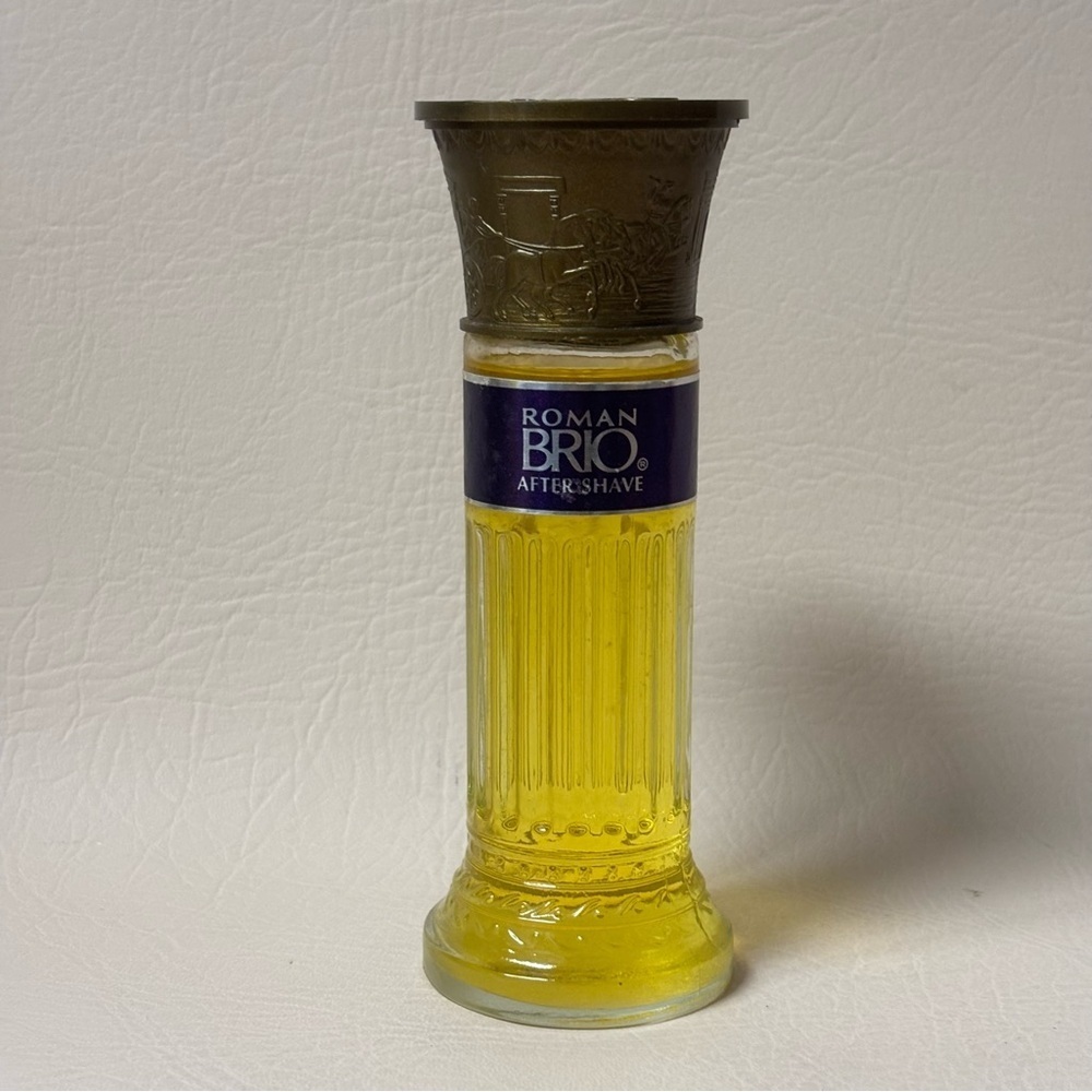 Vintage Leeming ROMAN BRIO AFTERSHAVE Splash for Men 4 fl oz 1970's